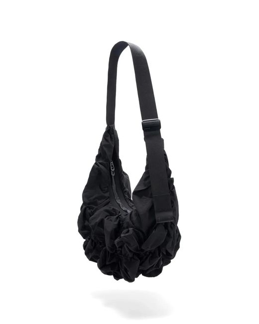 Côte&Ciel Black Gathered Shoulder Bag