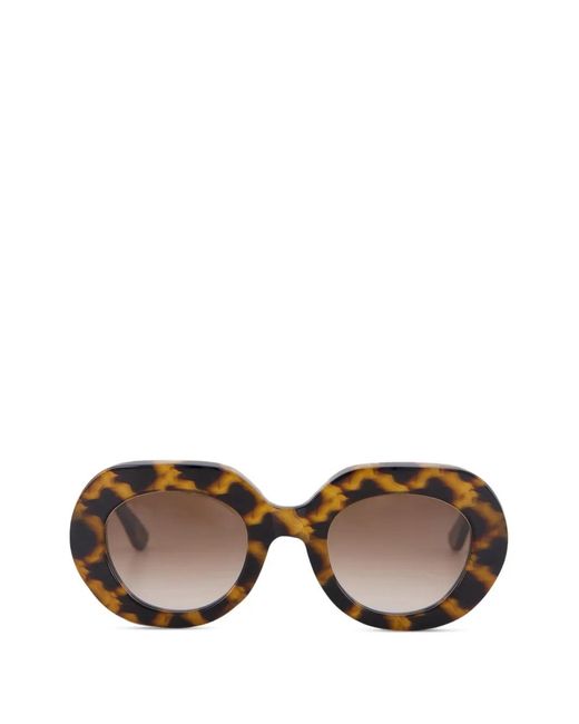 Emmanuelle Khanh Brown Lunettes De Soleil Love