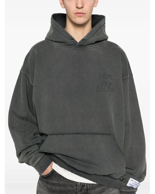 GALLERY DEPT. Hoodie Met Logo-Reliëf in het Gray voor heren