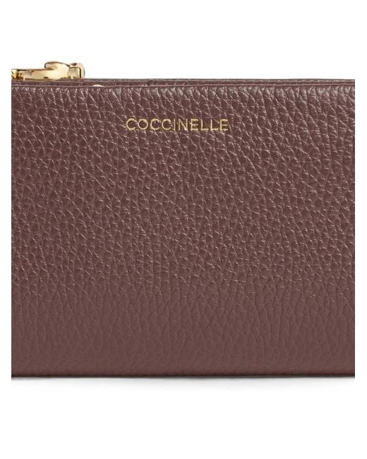 Coccinelle Brown C-Me Logo-Detail Wallet