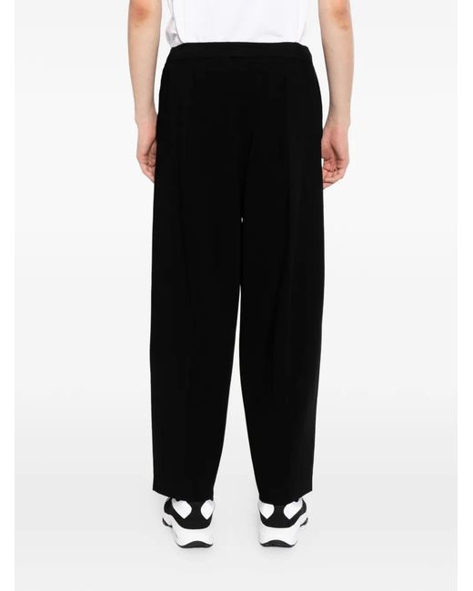 CROQUIS Black Oversized Pants for men