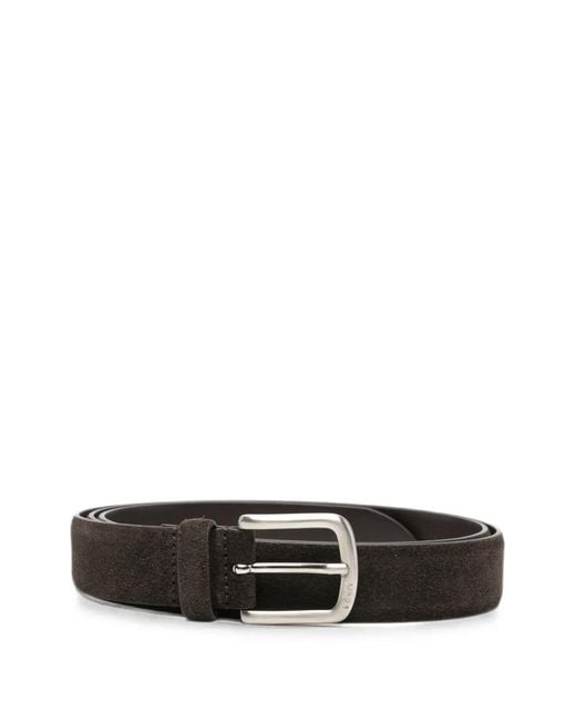N°21 White Suede-Finish Buckle-Fastening Belt