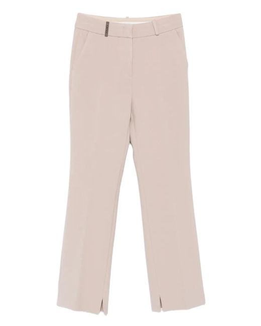 Pantalones estilo capri Peserico de color Natural