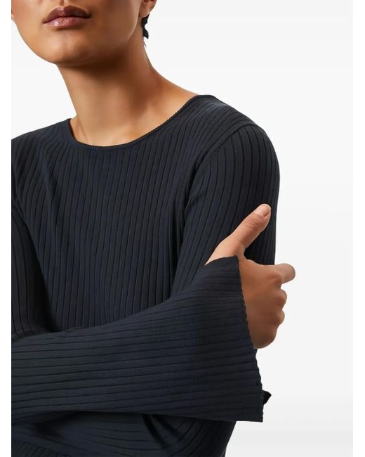 Marc O' Polo Geribbelde Top in het Blue
