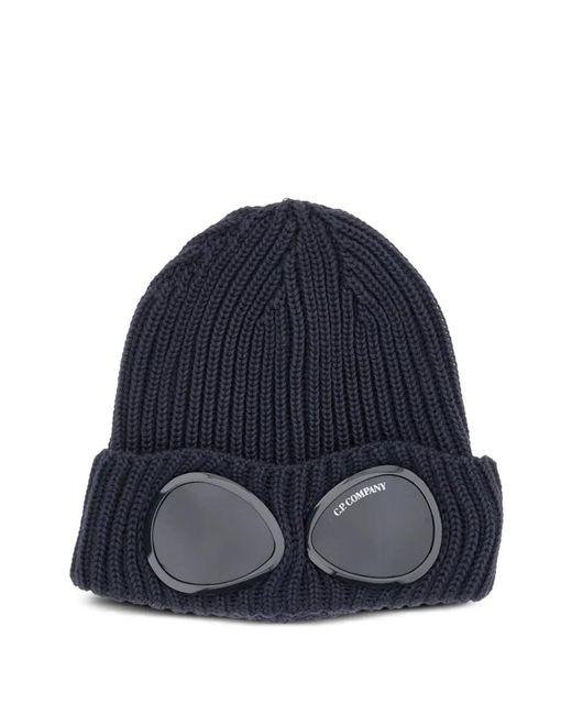 C P Company Blue Accessories Knit Cap
