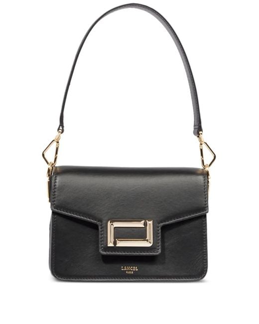 Lancel Black Small Angele De Leather Shoulder Bag