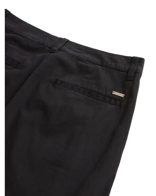 Woolrich Black Zip-Fly Canvas Trousers