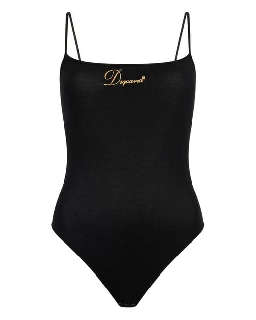 DSquared² Black Signature Bodysuit