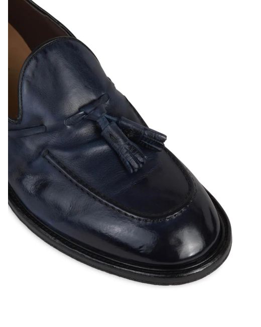 Mocassini Con Nappa di Green George in Blue da Uomo