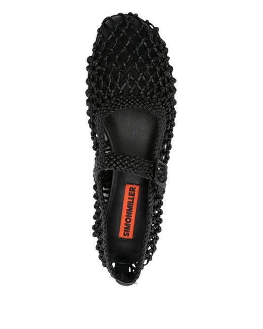 Simon Miller Black Leather Ballet Flats