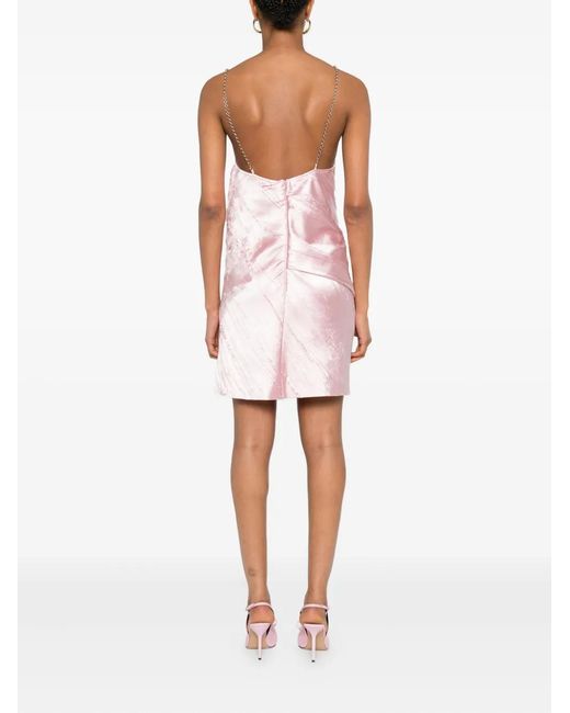 Sportmax Pink Carta Mini Dress