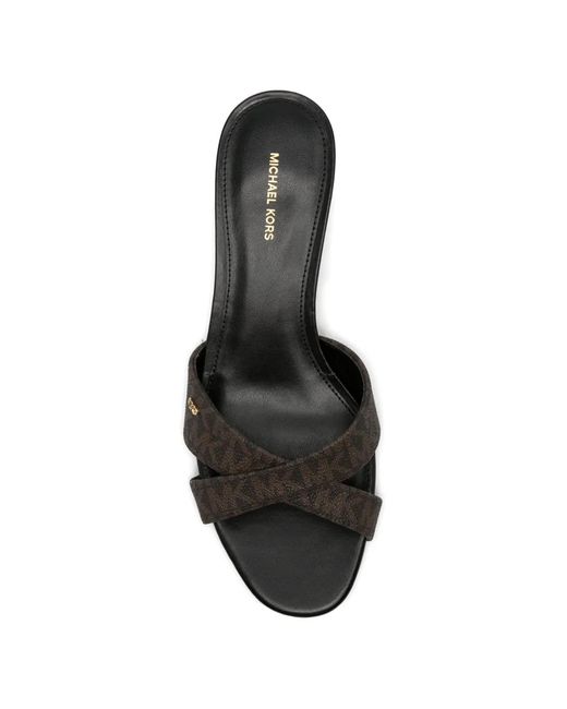 MICHAEL Michael Kors White Cassidy Criss-Cross Sandals
