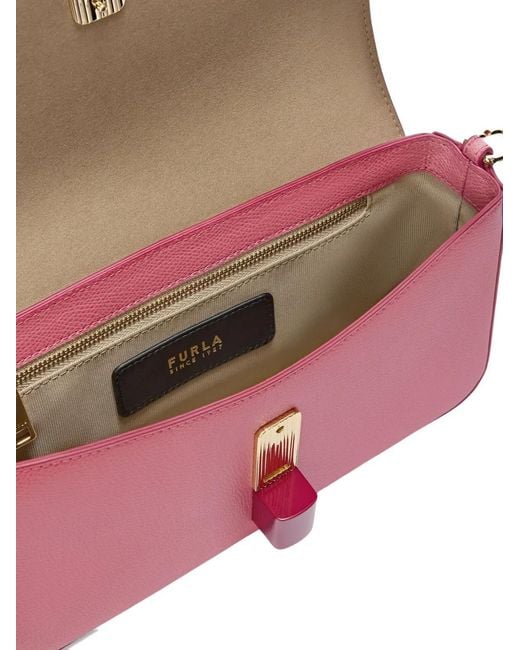 Furla Pink Iride Flap-Lock Bag