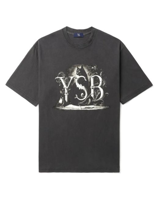 Y's Yohji Yamamoto グラフィック Tシャツ Black