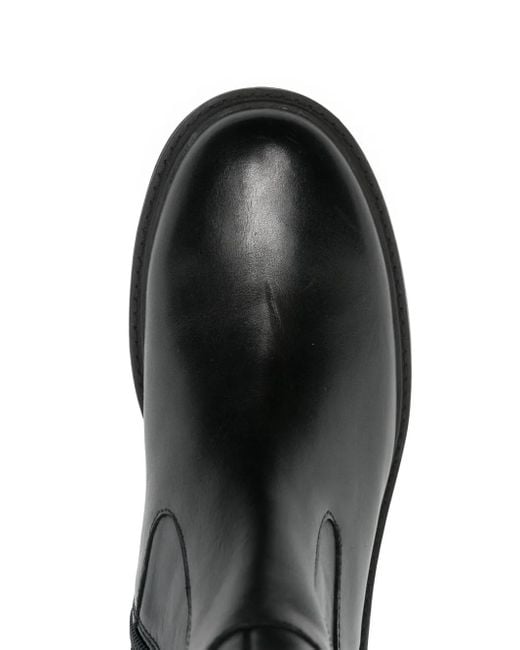 Geox Black Spherica Knee-High Boots