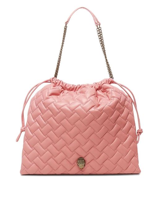 Borsa A Secchiello Trapuntata di Kurt Geiger in Pink