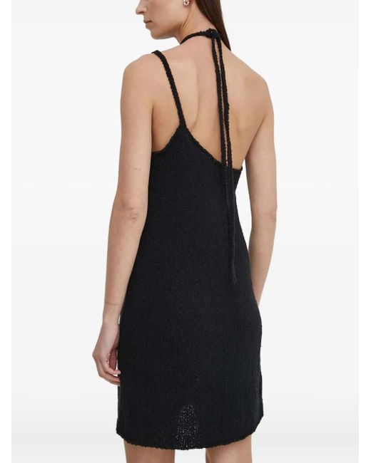 Won Hundred Black Cutout Mini Dress
