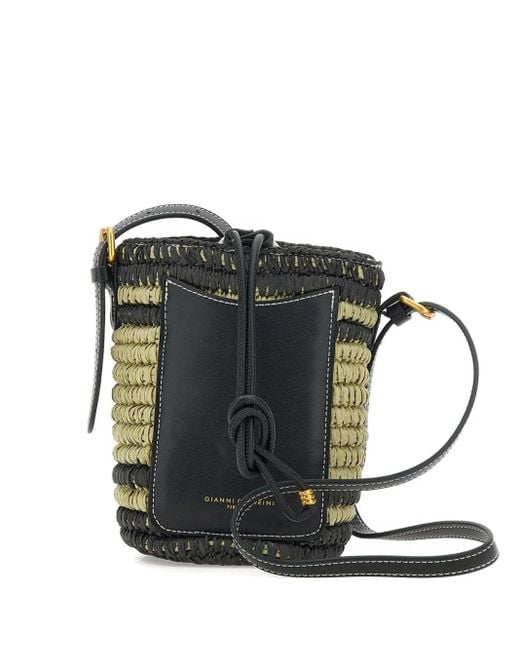 Gianni Chiarini Black Mae Bucket Bag