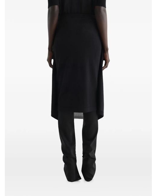 Lemaire Blue Buttoned Skirt