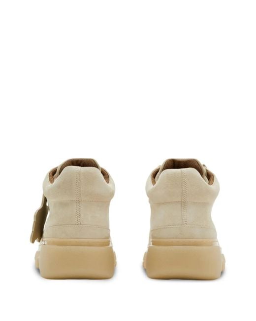Burberry Natural Suede Creeper Mid Shoes for men