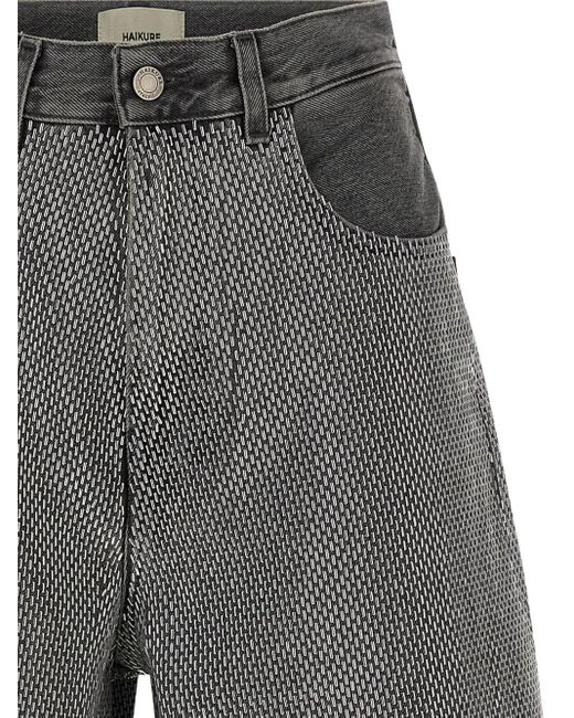 Jeans Crop Belle di Haikure in Gray