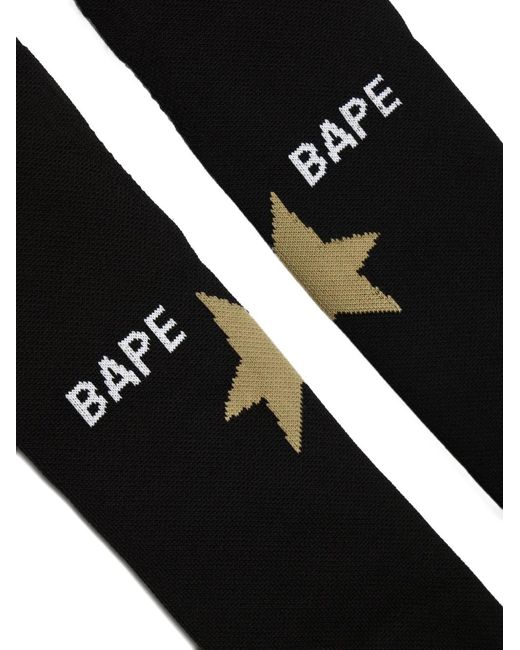 Adidas Black Bape Footballl Socks for men