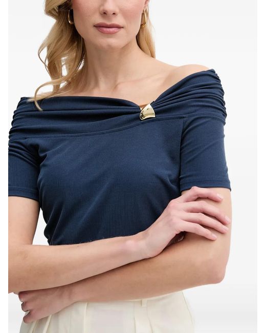 Guess Off-Shoulder Top in het Blue