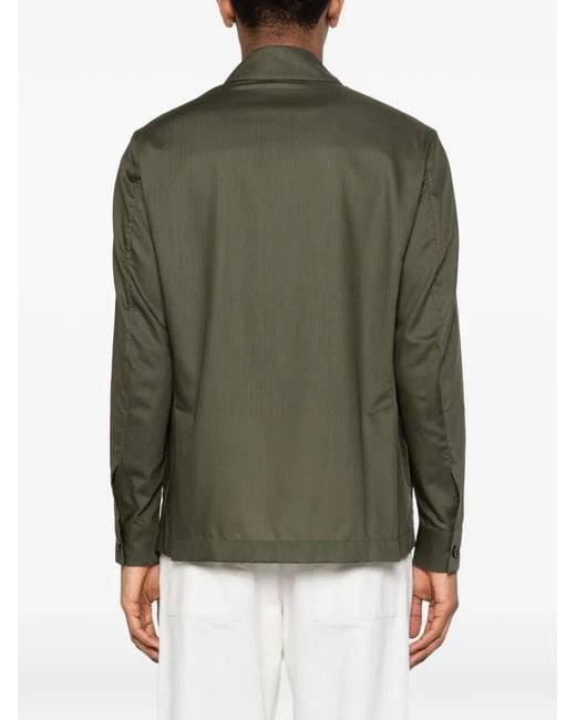Montecore Green Buttoned Pocket Jacket for men