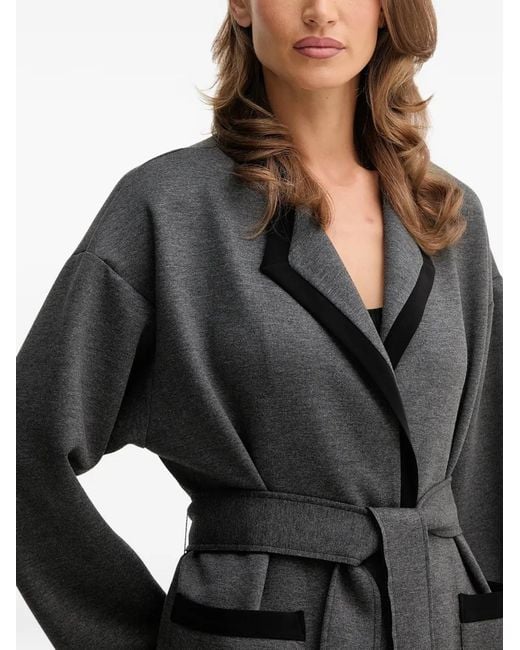 Chaqueta Con Cinturón Joseph Ribkoff de color Gray