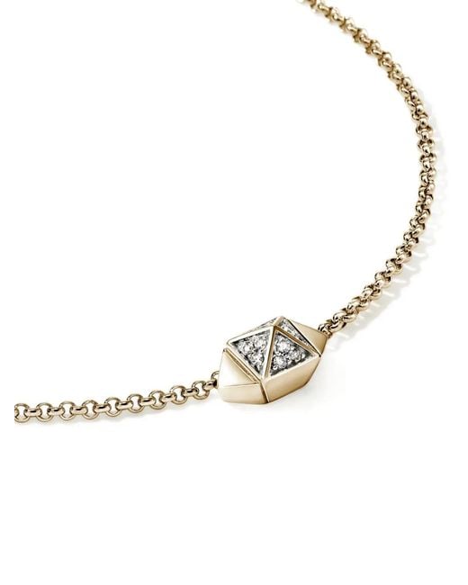 John Hardy Metallic Icon Stud Diamond Necklace