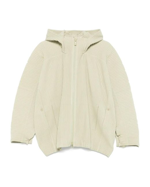 Homme Plissé Issey Miyake Natural Hooded Jacket for men