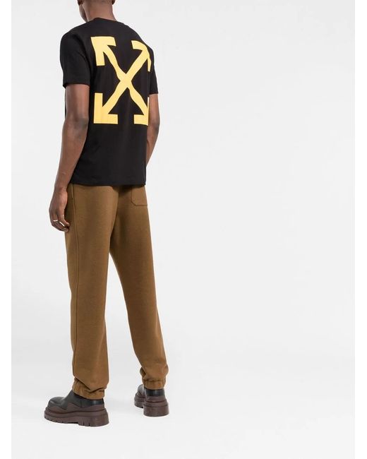 Off-White c/o Virgil Abloh Black CaravaggioT-Shirt for men