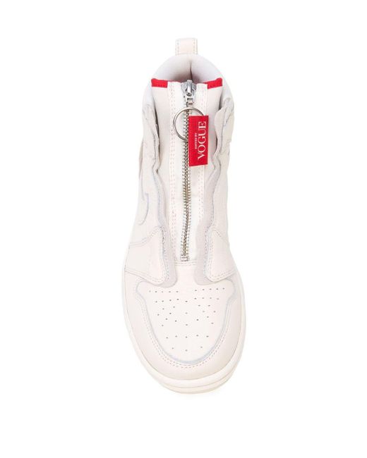 Nike Anna Wintour X Air Jordan 1 High Zip Awok Sneakers in White | Lyst