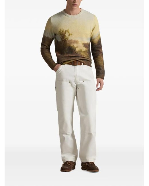 Polo Ralph Lauren Natural Crew-Neck Sweater for men