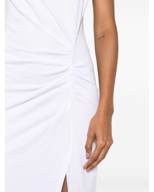 Isabel Marant White Nadela Organic-cotton Dress