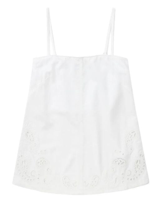 Top con detalle de ojales Rag & Bone de color White