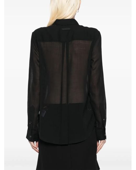 Shr Classic Sh.wool Helmut Lang de color Black