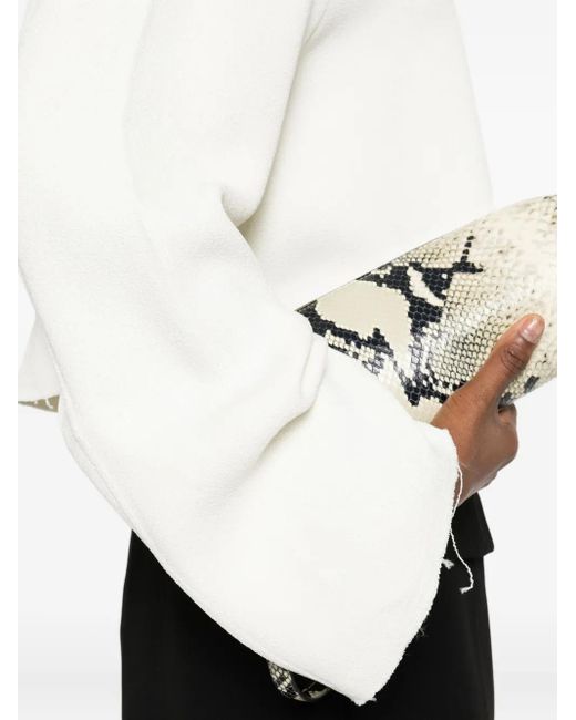 Totême White Raw-Hem Blouse