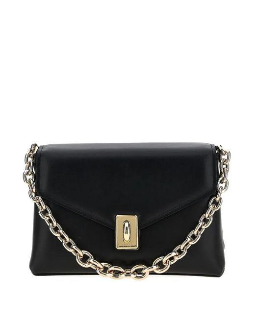 Furla Black Medium Meridiana Shoulder Bag