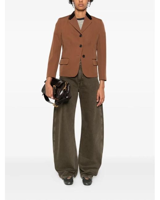 Marni Brown Wool Jacket