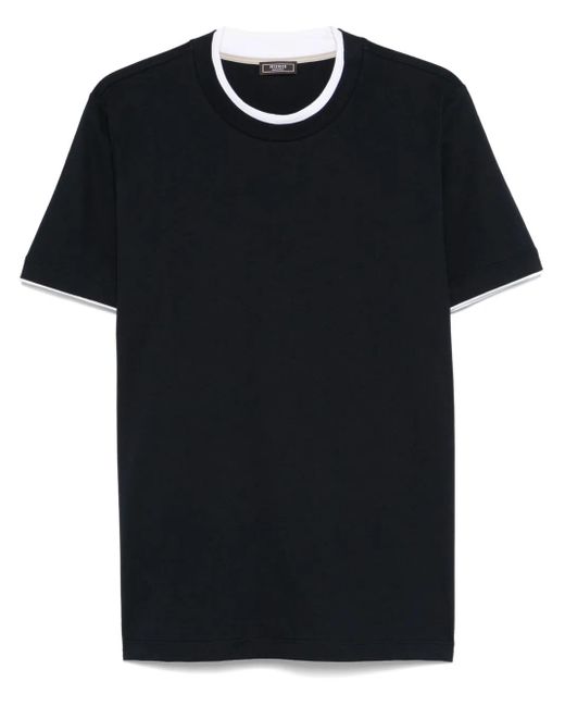 メンズ Peserico コットン Tシャツ Black