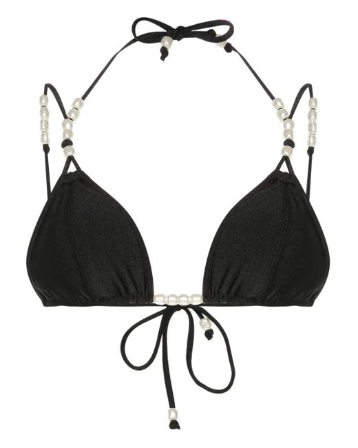 Cult Gaia Black Anoki Bikini Top
