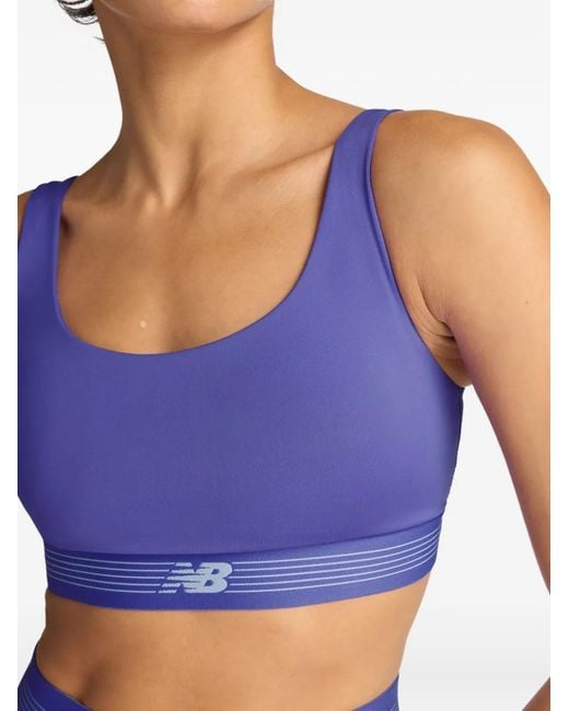 New Balance Blue Ac Train Sports Bra