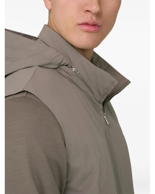 Boggi Gray Technical Fabric Gilet for men