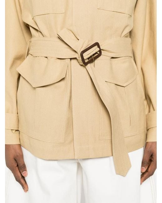Polo Ralph Lauren Natural Belted Military Jacket
