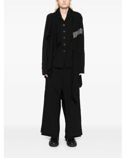 Rundholz Black Draped Blazer