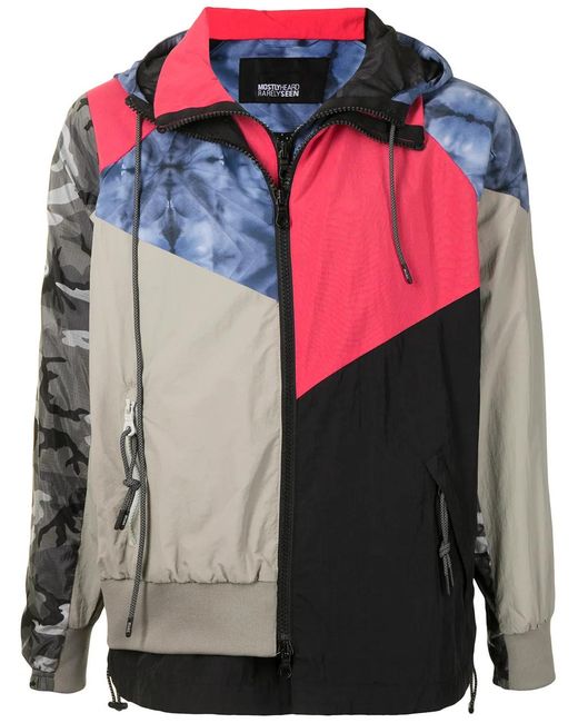 Mostly Heard Rarely Seen Multicolor Every Which Way Patchwork Track Jacket for men