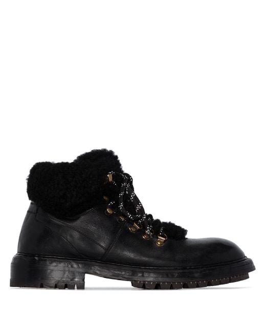 fur lined walking boots