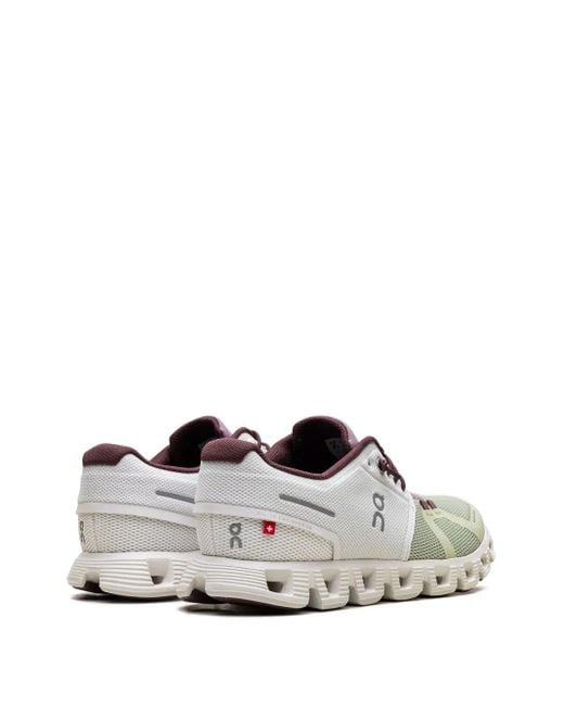 On Shoes Gray Cloud 5 "Ice/Haze" Sneakers