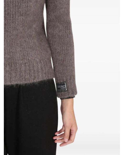 Jersey De Manga Larga Raf Simons de color Gray